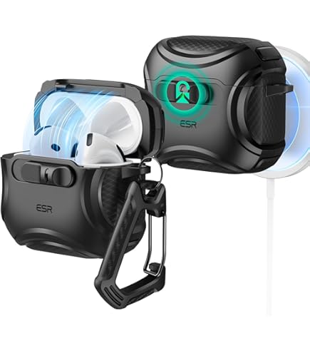 ESR AirPods4 ケース 第4世代 USB-C対応 MagSafe対応